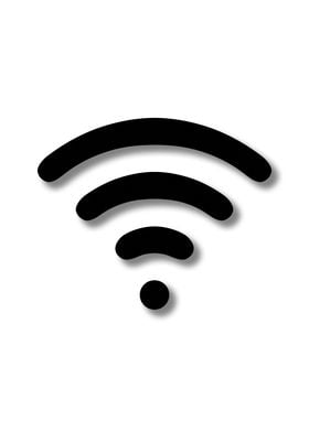 Wifi wireless icon simple 