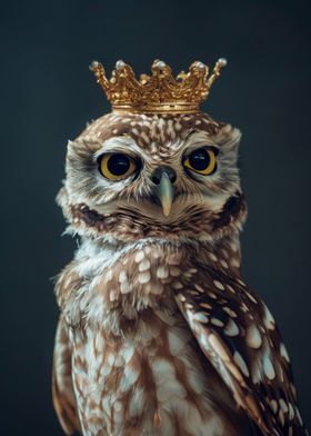 Owl Bird Cute King