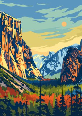 Minimalist Yosemite Art