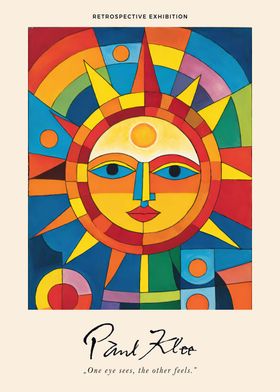 Paul Klee Colorful Sun