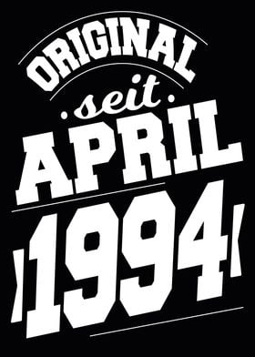 April 1994 30 Jahre