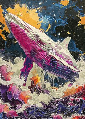 Whale Ocean Paint