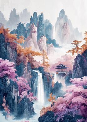 Chinese Landscape Mountain