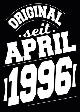 April 1996 28 Jahre