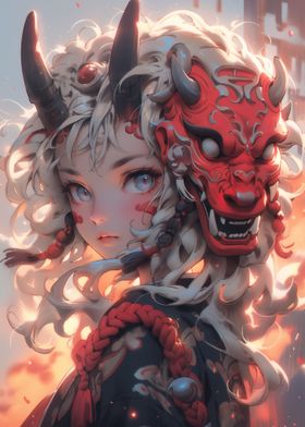 Cute Oni Girl