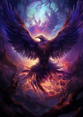 Mystical Phoenix Bird