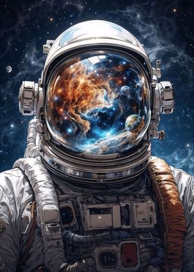 Fantasy Astronaut Galaxy