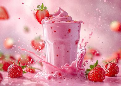 strawberry smoothie 