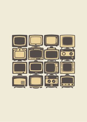 Vintage TV sets