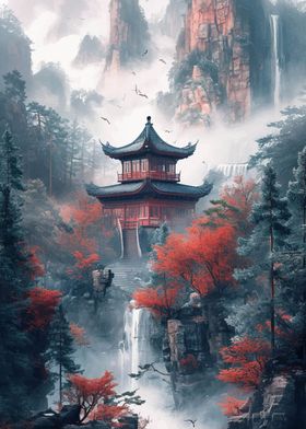 Chinese Landscape Mountain