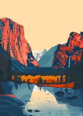 Yosemite California Art