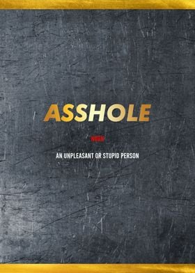 asshole funny definition