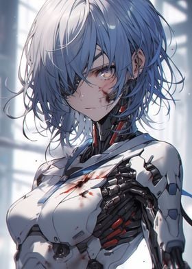 Soldier Robot Anime Girl