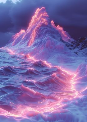 Mountain Nebula Neon Color