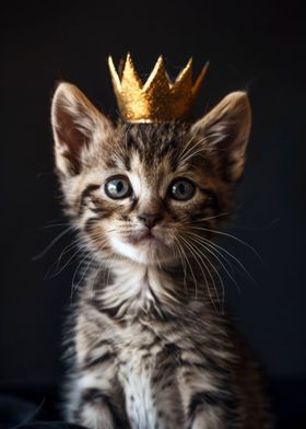 Cute Kitten King