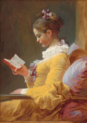 Young Girl Reading 1770