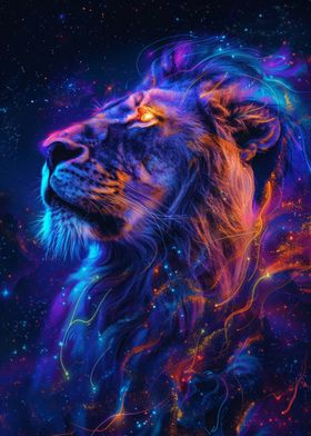 Lion Space Animal