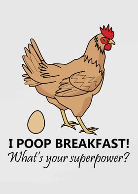 I Poop Breakfast