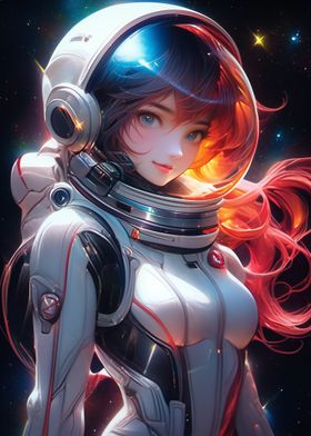 Anime Space Girl