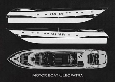 Motor boat Cleopatra