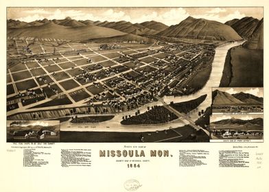 Missoula Montana 1884