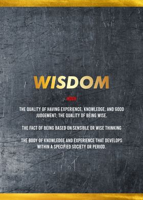 wisdom definition