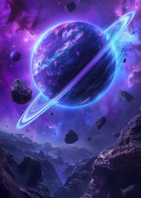 Purple Planet in Cosmic