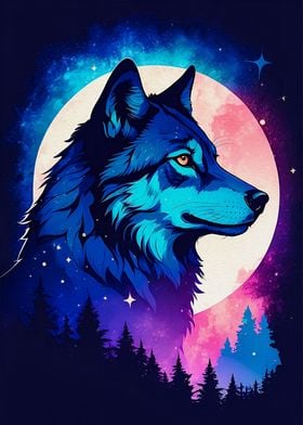 Wolf Head Illustration