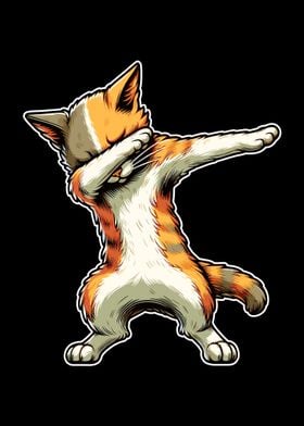 Dabbing Cat