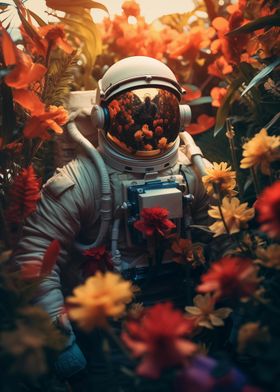 Astronaut Flower