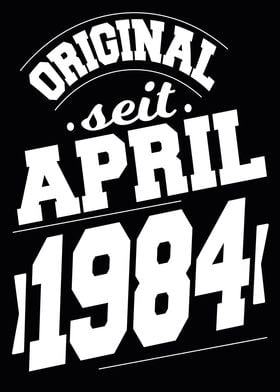 April 1984 40 Jahre