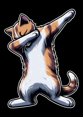 Dabbing Cat