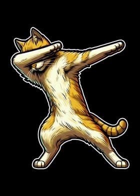 Dabbing Cat