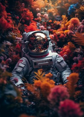 Astronaut Flower