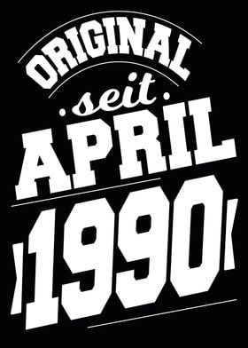 April 1990 34 Jahre