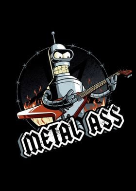 futurama metal ass