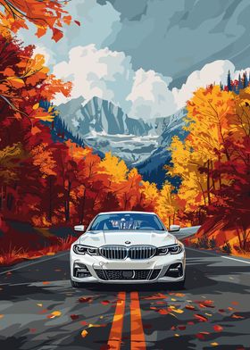BMW M340i Nature White Car