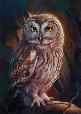 Owl artwork