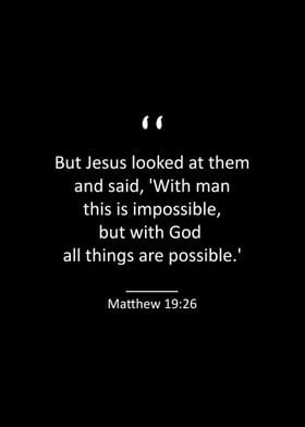 Matthew 19 26
