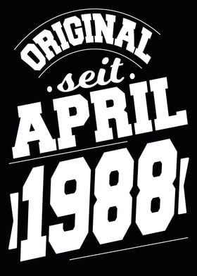 April 1988 36 Jahre