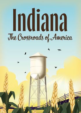 Indiana Travel poster