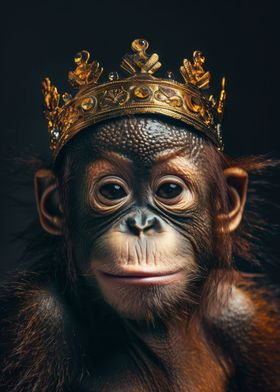 Chimpanzee Cute King