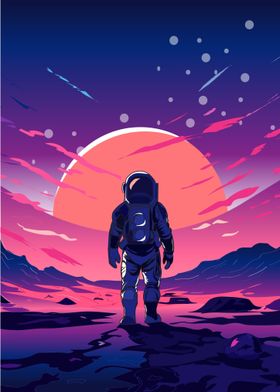 Astronaut Illustration