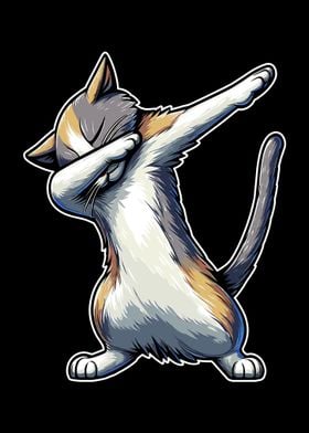 Dabbing Cat