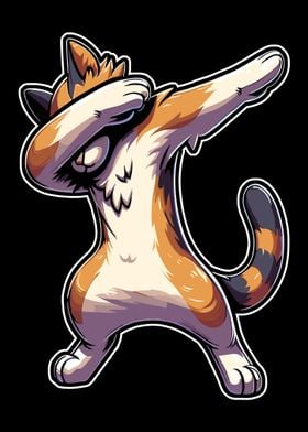 Dabbing Cat