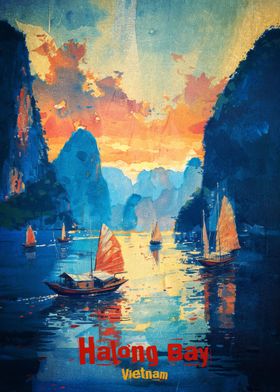 Halong Bay Art Poster