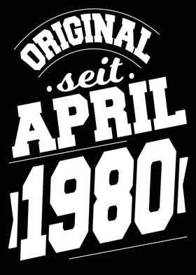April 1980 44 Jahre