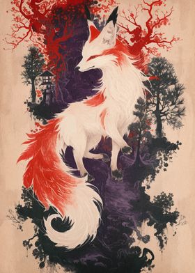 Kitsune Japanese Fox