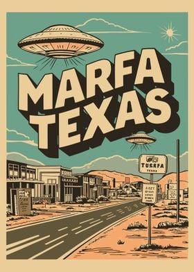 Marfa Texas Vintage Ufo
