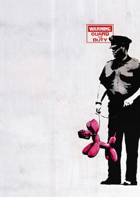 Banksy Police Balloon Dog